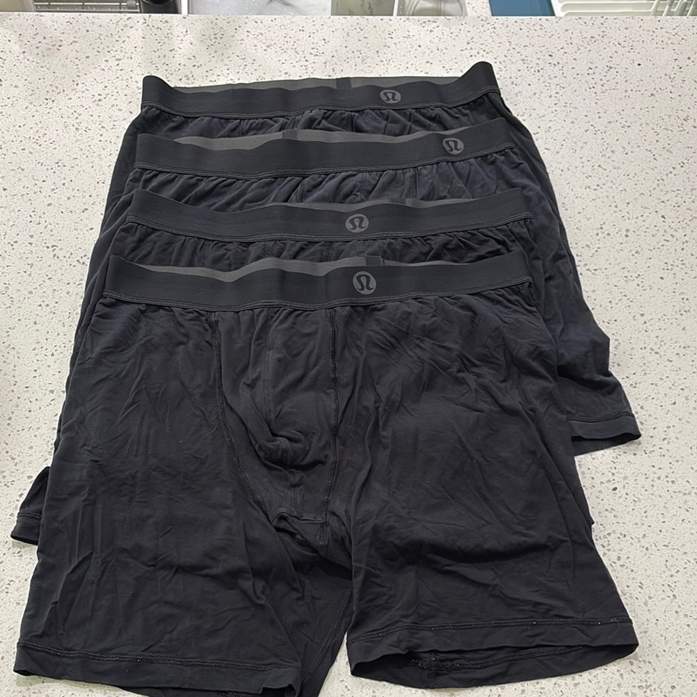 COPY - Lululemon Athletica Black Boxer Briefs Premium Comfort